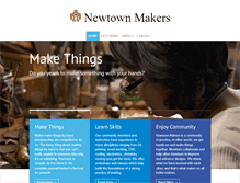 Tablet Screenshot of newtownmakers.com
